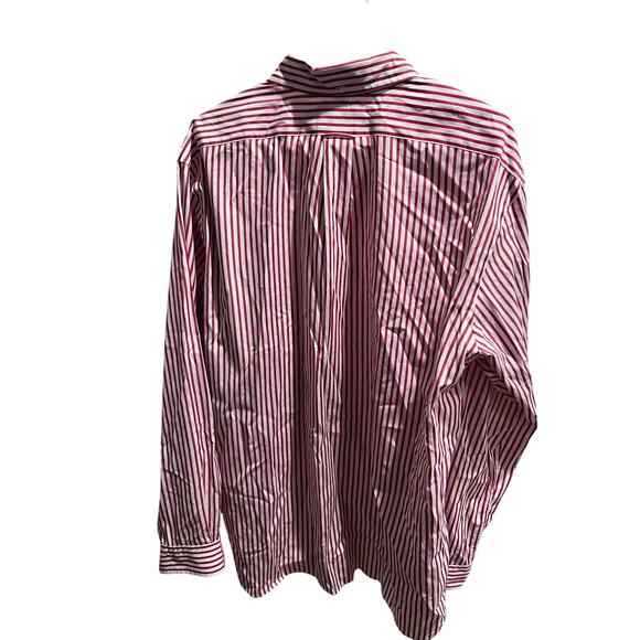 Ralph Lauren Polo Country Club Men’s XXL Red White Stripe Button Down Shirt - Picture 2 of 8